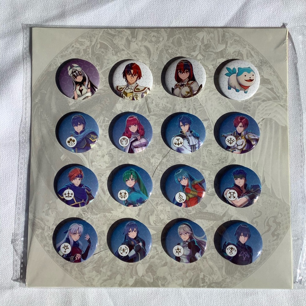 Fire Emblem Engage Characters Button Pin Set